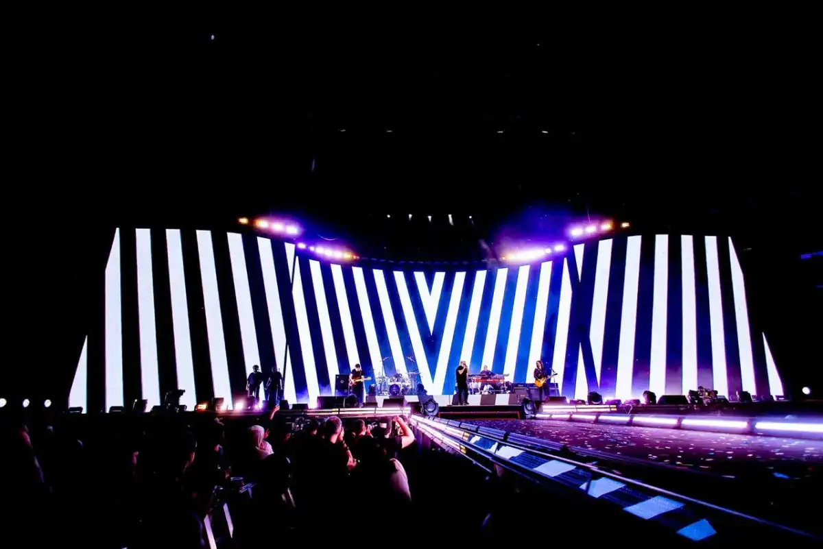 Produção Virtual DVD Jota Quest - Palco com Iluminação e Efeitos Visuais