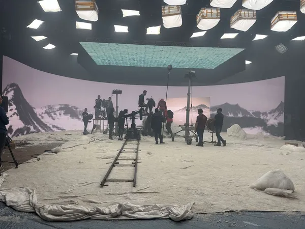 Bastidores da produção virtual 1