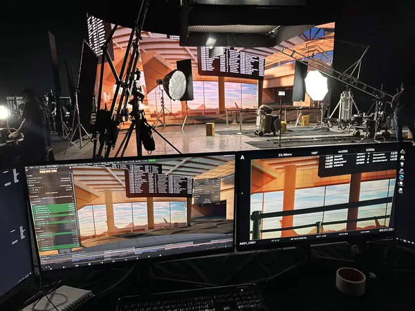 Bastidores da produção virtual 7