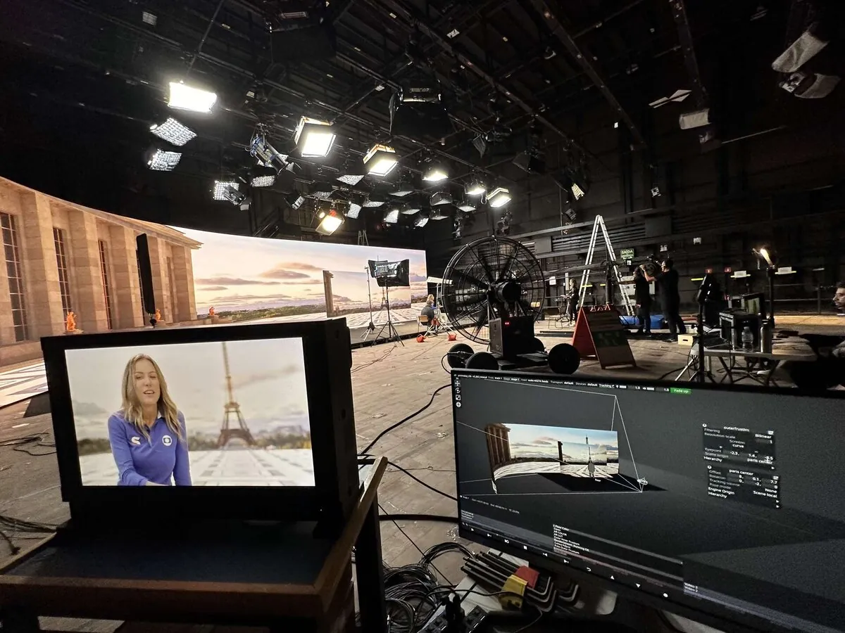 Produção Virtual Globo Promo Day - Piso de LED Interativo
