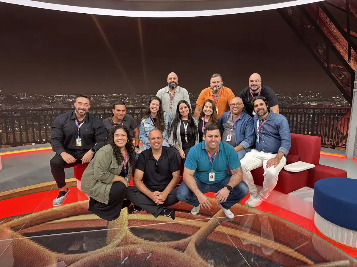Produção Virtual Olimpíadas Globo - Visão Panorâmica do Estúdio