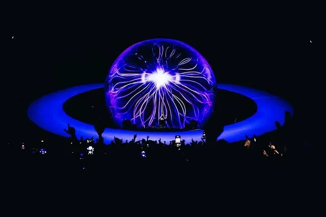Palco Domo Energético - Exemplo de Projeção Mapeada